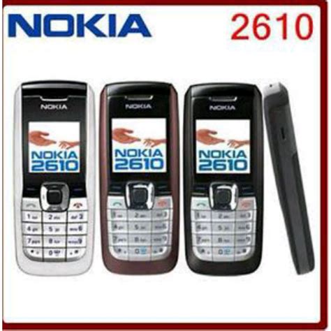 Refurbished Nokia 2610 Sms Mms Brand New Classic Phone Shopee Malaysia