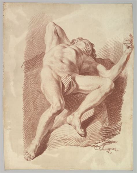 Jakob Matthias Schmutzer Reclining Male Nude Picryl Public Domain My