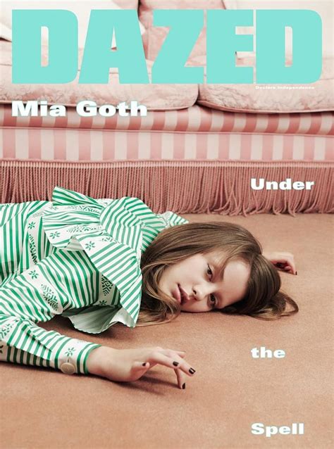 Mia Goth Dazed And Confused Editoriais De Moda Fotos Retrato