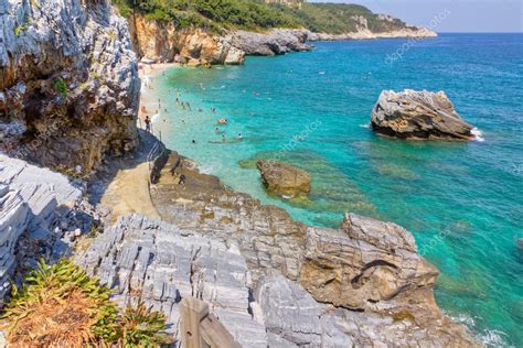 Mylopotamos Beach Pelio Thessaly Greece — Stock Photo © Lefpap 10861134