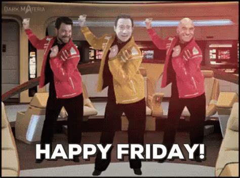 See more ideas about friday meme, its friday quotes, friday humor. Happy Friday GIF - HappyFriday StarTrek Dance - Discover & Share GIFs