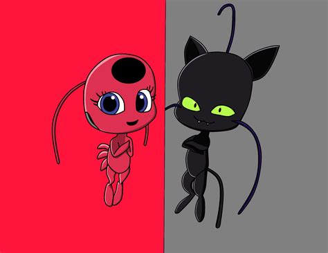 Tikki And Plagg Fanart By Jackhammer On Deviantart