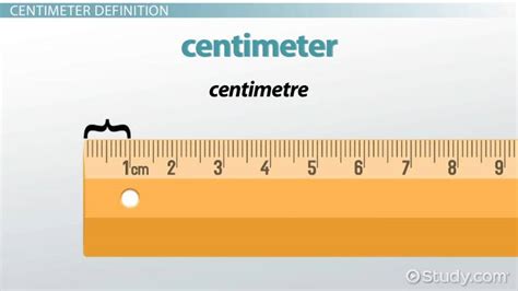 Centimeter Definition Scale Charts For Centimeters Conversion