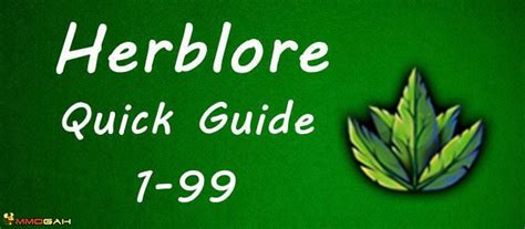 Runescape Guide 1 99 Herblore Quick Guide