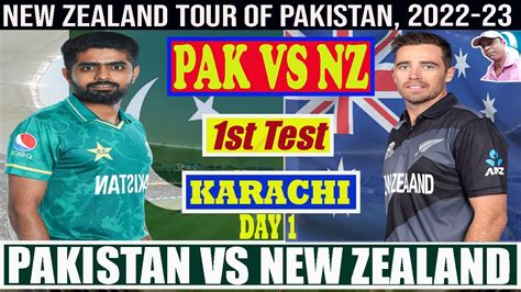 Pakistan Vs New Zealand 1st Test Match Live Score Update Pak Vs Nz