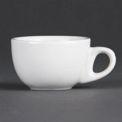 Classic White Espresso Cup 3oz Richardson Event Hire