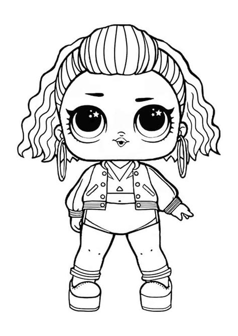Lol Surprise Doll Coloring Pages Lil Roller Sk8ter Artofit