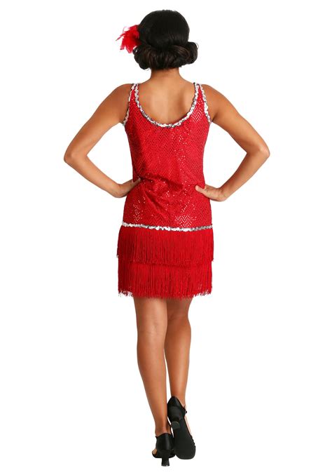 1920 s red flapper halloween costume