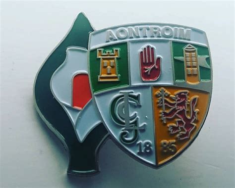 Antrim Easter Lily Badge Antrim Gaa Easter Lily 1916 Easter Etsy