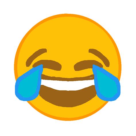 How To Draw A Crying Laughing Emoji Draw A Laughing Emoji Steps Png