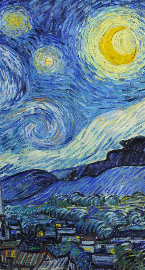 Pin By Ангелина On Обои для телефона Starry Night Van Gogh Starry