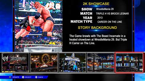 Wwe K Triple H Showcase Mode Every Possible Matches Concept