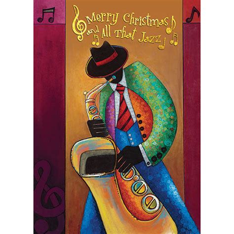 All That Jazz African American Christmas Card Box Set Of 15 The