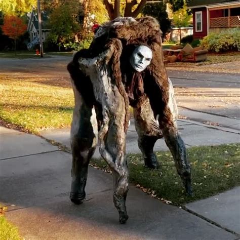 Creepy Four Legged Monster Costume Will Leave You Terrified