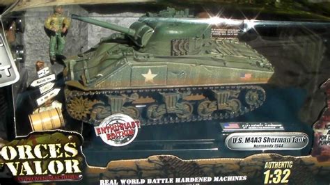Unimax Forces Of Valor Us M4a3 Sherman Tank Normandy Die Cast 132