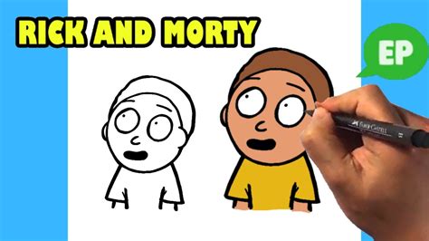 How To Draw Rick And Morty Morty Easy Drawing Lesson Youtube