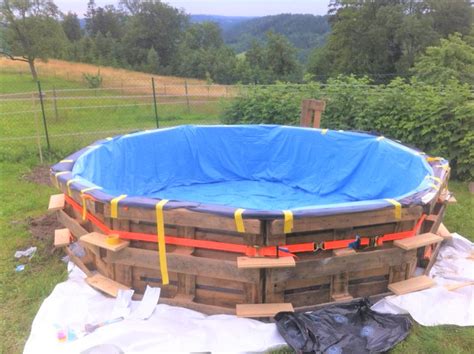 Let's also add the cost for concrete, gravel and the material along the floor of the pool such as vermiculite or a mix of sand and cement, or just sand. Torben Jung's Pallet Pool