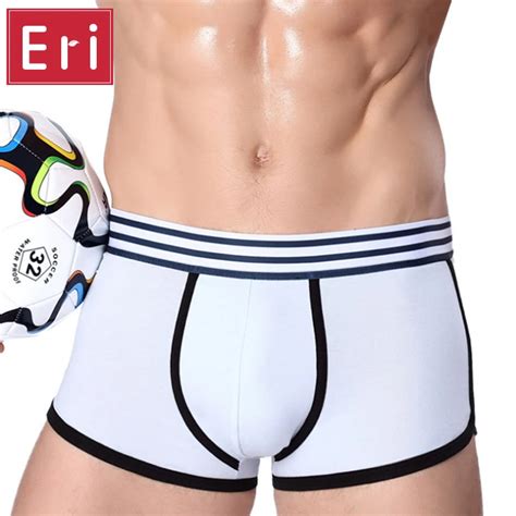 Brand Fashion Underwear Men Boxer Shorts Cotton Breathable U Convex Crotch Boxers Homme Sexy