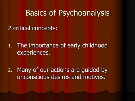 Ppt The Psychoanalytic Perspective Or Fun With Freud Powerpoint