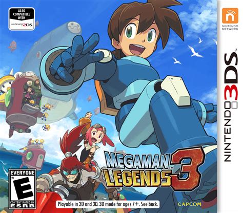Mega Man Legends 3 3ds Front Cover By Creativeanthony On Deviantart