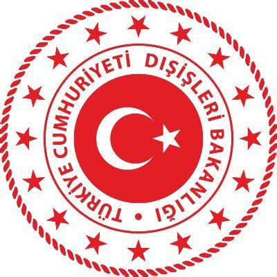 İçişleri bakanlığı logosu, 16 yıldız tarafından çevrelenmiş türkiye haritası ve içerisinde yerleştirilmiş türk bayrağı, haritanın hemen üzerinde yer alan mustafa kemal atatürk'ün silüetinden oluşuyor. T.C. Dışişleri Bakanlığı (@TC_Disisleri) | Twitter