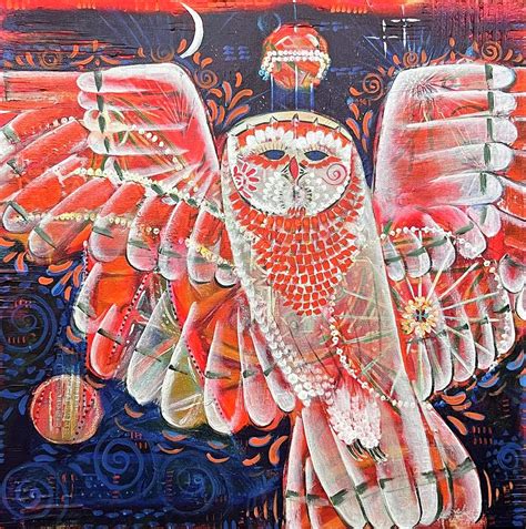 Night Owl Painting By Mary Ann Matthys Fine Art America