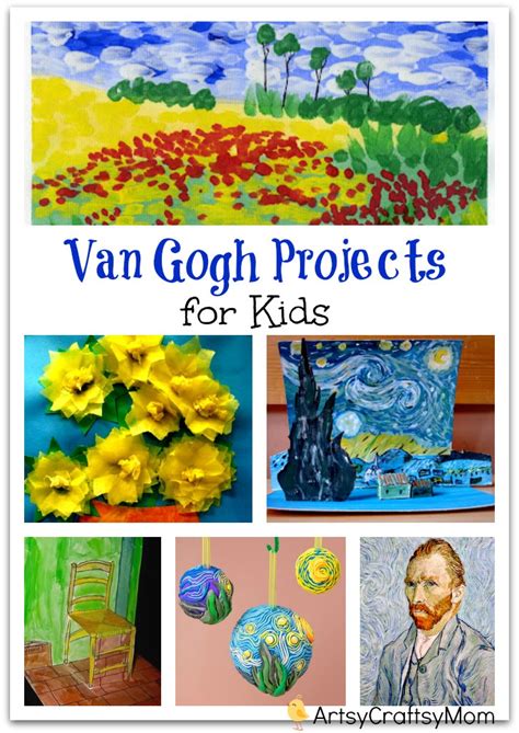 These sunflowers are made from recycled cereal boxes. Top 10 Van Gogh Projects for Kids - Inspire your Heart ...