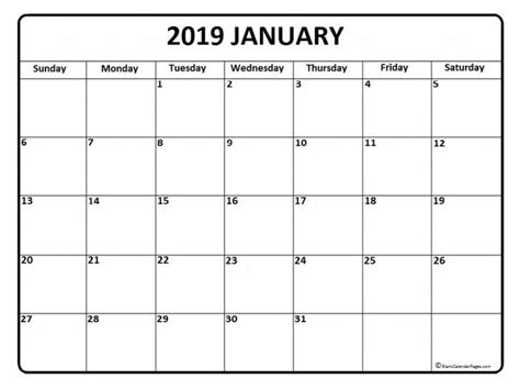 Unique Free Printable Editable Calendar 2019 Free Printable Calendar