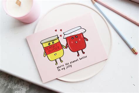 Youre The Peanut Butter To My Jelly Anniversary Card Etsy