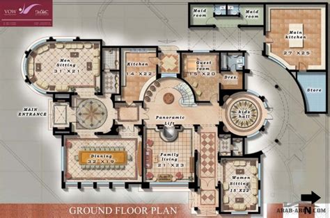 Floor Plans Dubai Private Villa Villa By Shireen Mohamed Arab Arch