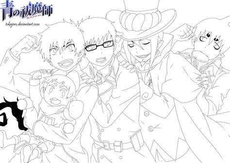 Download Blue Exorcist coloring for free - Designlooter 2020 👨‍🎨
