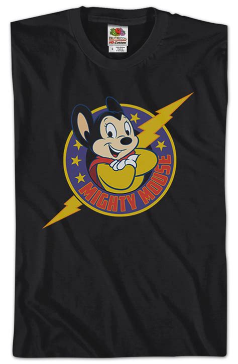 Lightning Bolt Mighty Mouse T Shirt Mens T Shirt