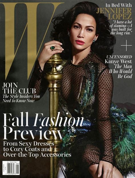 Jennifer Lopez Features On The Cover Of W Magazine August 2013