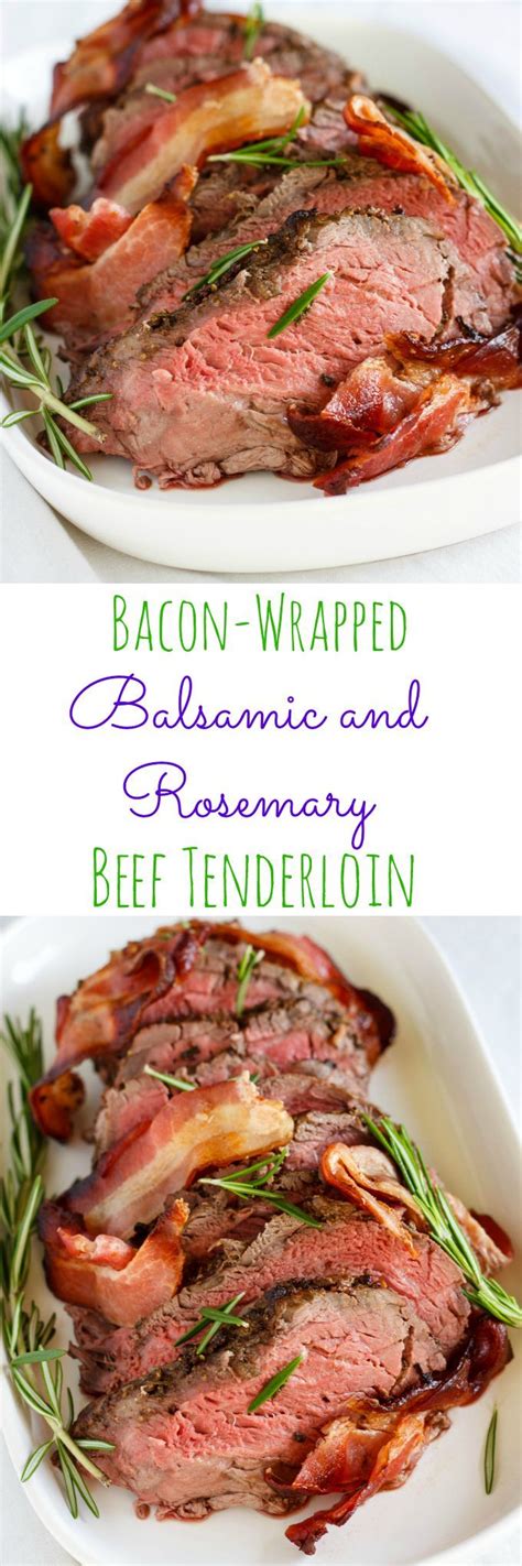 Basically a little house for a tenderloin. Balsamic and Rosemary Beef Tenderloin | Recipe | Easter ...