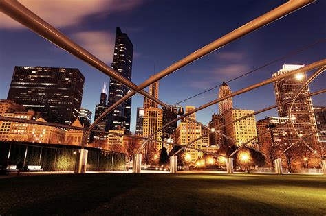 Usa Illinois Chicago Cityscape 2 By Henryk Sadura