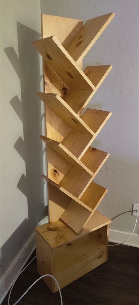Made This Tree Pattern Bookshelf For The So One Of My First