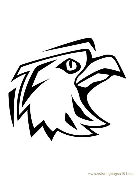 Cartoon bald eagle coloring page free printable coloring pages. Eagle Face Coloring Page - Free Eagle Coloring Pages ...