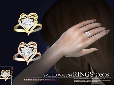 Rings 202003 By S Club Wm At Tsr Sims 4 Updates