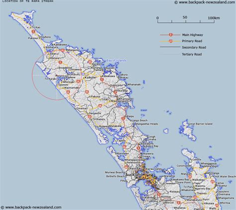 Where Is Te Rapa Stream Map New Zealand Maps