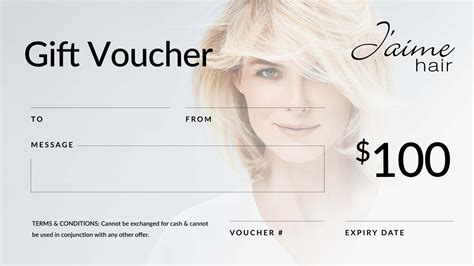 $100 Gift Voucher (Digital PDF Download) - J'aime Hair Salon