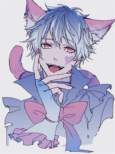 Anime Cat Boy Drawing Cats Anime Drawing