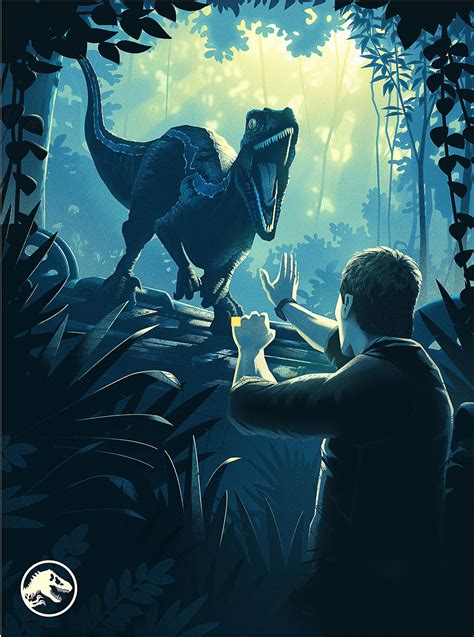 Jurassic World Poster Jurassic World Wallpaper Blue Jurassic World