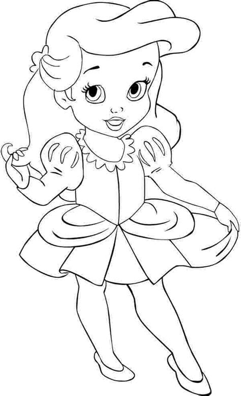 Printable Disney Baby Princess Coloring Pages - Coloring Home