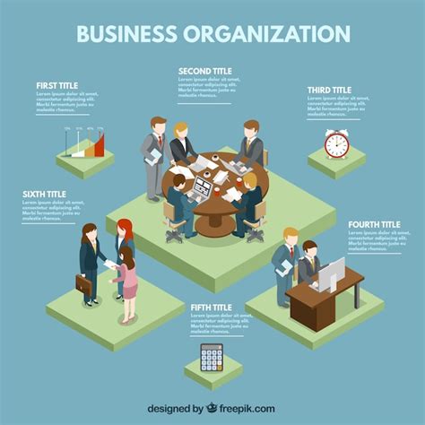 Business Organization Graphic Vector Free Download