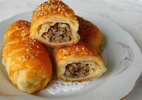 Börek mit Hackfleisch und Kartoffel