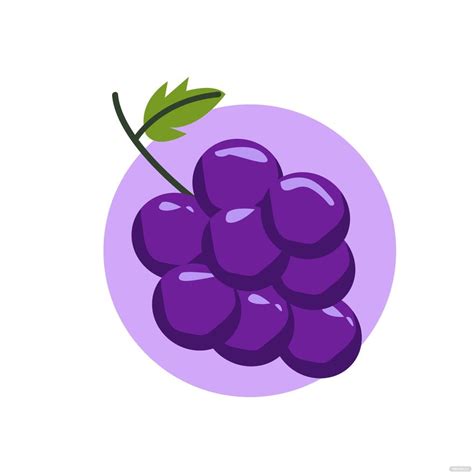 Grapes Vector In Illustrator Svg  Eps Png Download