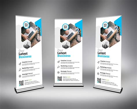 Psd Roll Up Banner Template Banner Template Print Design Template