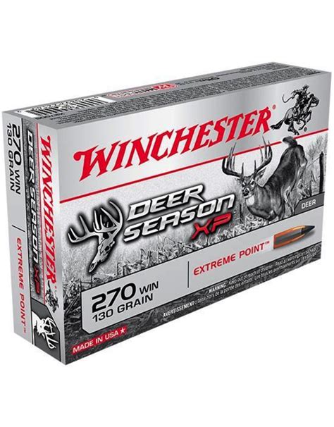 Winchester Deer Season Xp 270 Win 130gr Extreme Point 20 Rds