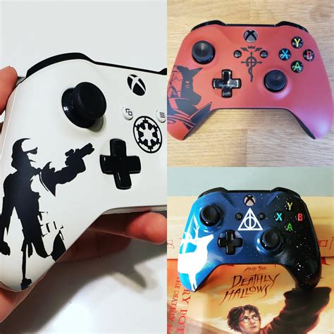 Im Painting Custom Xbox Controllers Heres My First Three Gaming