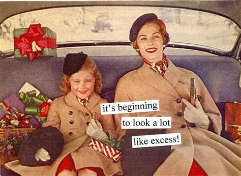 It S Beginning To Look A Lot Like Excess Holiday Cards 10 Pack Vintage Humor Christmas Humor